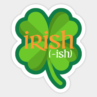 Irish-ish St Patrick's Day Clover Sticker